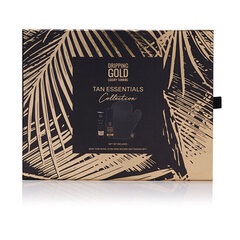 Косметический набор Dripping Gold Tan Essentials Ultra Dark Body Tune Bling: пена для самозагара, 150 мл + эмульсия для тела с блестками, 100 мл + перчатка цена и информация | Крем для автозагара | hansapost.ee