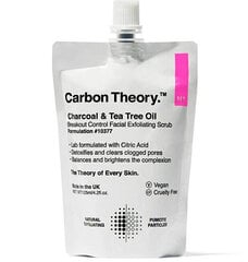Скраб для лица Carbon Theory Charcoal &amp; Tea Tree Oil Breakout Control, 125 мл цена и информация | Carbon Theory Духи, косметика | hansapost.ee