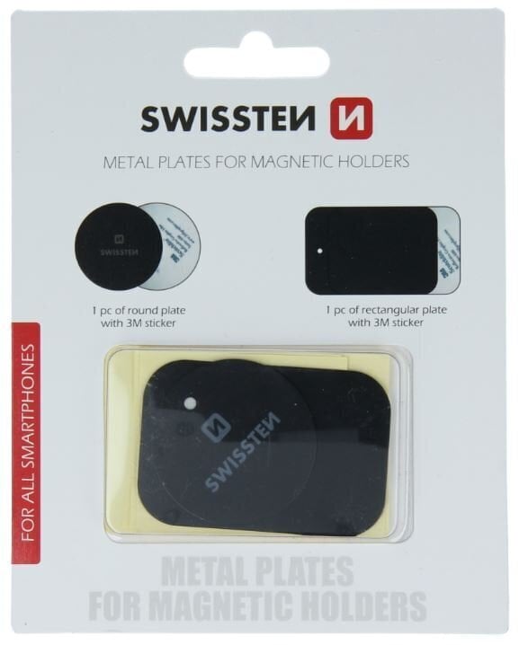 Swissten Metal Plates for Magnetic Holder hind ja info | Telefonihoidjad | hansapost.ee