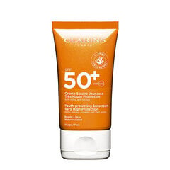 Защитный крем для лица от солнца Clarins Solaire SPF50, 50 мл цена и информация | Кремы от загара | hansapost.ee