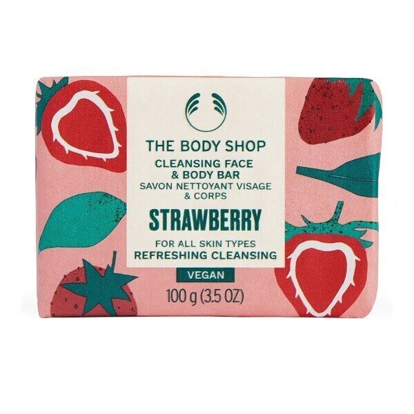 Seep The Body Shop Strawberry, 100 g цена и информация | Seebid | hansapost.ee