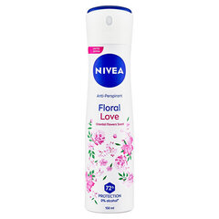Спрей-антиперспирант Nivea Floral Love, 150 мл цена и информация | Дезодоранты | hansapost.ee