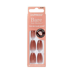 Искусственные ногти ImPress Bare But Better MC - Flare, 30 шт. цена и информация | imPRESS Декоративная косметика | hansapost.ee