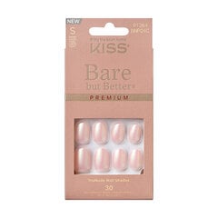 Накладные ногти Kiss Bare But Better Premium, Mocha, 30 шт. цена и информация | Средства для маникюра и педикюра | hansapost.ee
