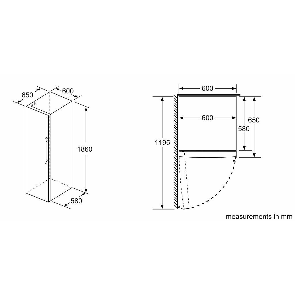 Bosch KSV36CIDP hind ja info | Külmkapid-külmikud | hansapost.ee