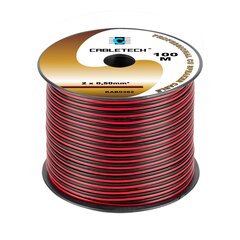 0,5 мм кабеля черного и красного динамика цена и информация | Текстильные провода и клеммные колодки | hansapost.ee