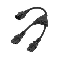 разветвитель компьютерного кабеля - 2x вилки цена и информация | Адаптеры, USB-разветвители | hansapost.ee