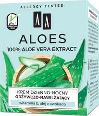 Näokreem AA Aloes, toitev ja niisutav, 50 ml price and information | Face creams | hansapost.ee