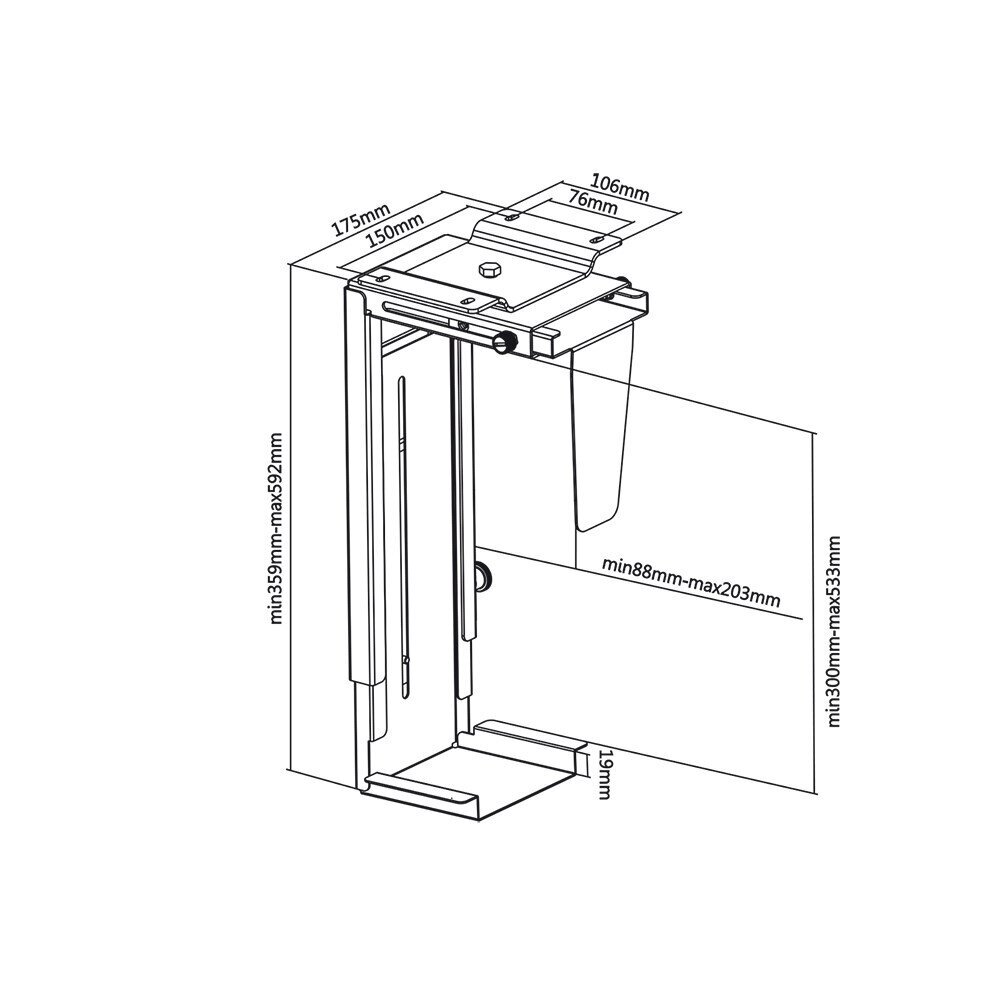 Maclean MC-713 hind ja info | Monitori kinnitused | hansapost.ee