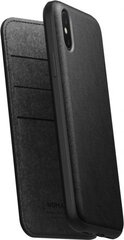 Nomad NOMAD Folio Leather Rugged Black | iPhone Xr hind ja info | Telefonide kaitsekaaned ja -ümbrised | hansapost.ee