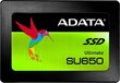 ADATA ASU650SS-256GT-R цена и информация | Sisemised kõvakettad | hansapost.ee