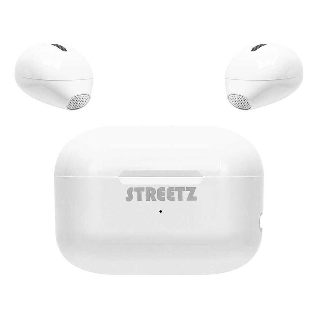 Streetz True Wireless Stereo TWS-114, baltos цена и информация | Kõrvaklapid | hansapost.ee