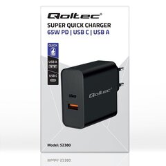 Qoltec 52380 цена и информация | Зарядные устройства для телефонов | hansapost.ee