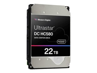 Dysk serwerowy HDD Western Digital Ultrastar DC HC580 WUH722422ALE6L4 (22 TB; 3.5"; SATA III) hind ja info | Sisemised kõvakettad | hansapost.ee