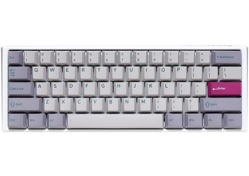 Ducky One 3 Mist Grey Mini RGB LED MX-Ergo-Clear (DKON2161ST-EUSPDMIWHHC2) hind ja info | Klaviatuurid | hansapost.ee