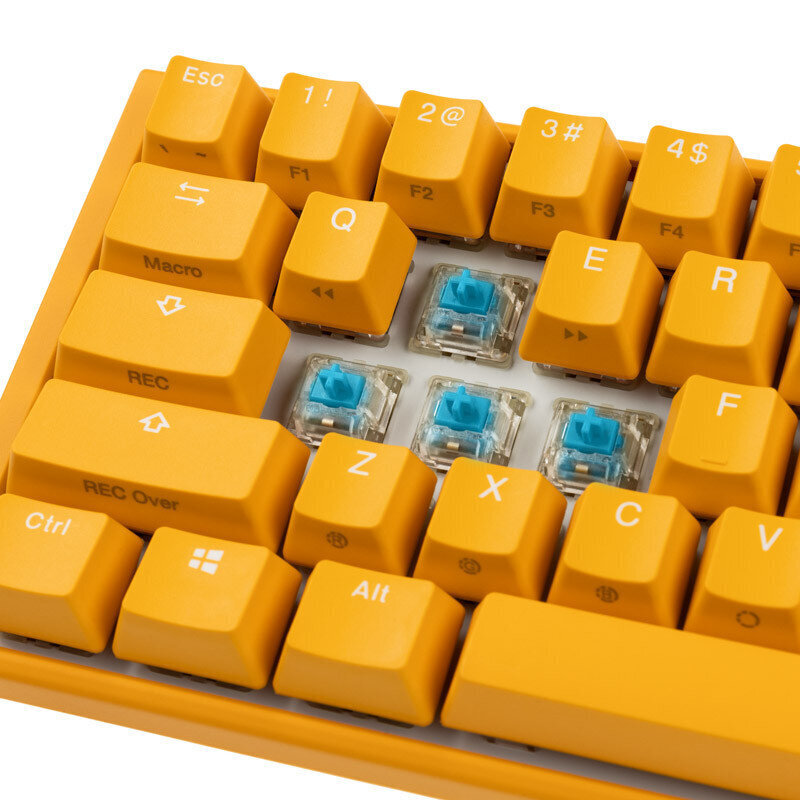 Ducky One 3 Yellow SF RGB LED MX-Blue (DKON2167ST-CUSPDYDYYYC1) hind ja info | Klaviatuurid | hansapost.ee