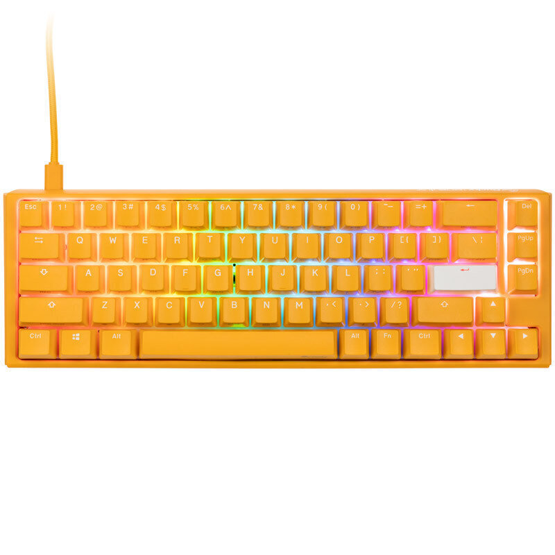 Ducky One 3 Yellow SF RGB LED MX-Blue (DKON2167ST-CUSPDYDYYYC1) hind ja info | Klaviatuurid | hansapost.ee