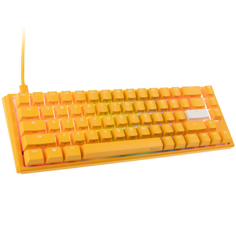 Ducky One 3 Yellow SF RGB LED MX-Blue (DKON2167ST-CUSPDYDYYYC1) hind ja info | Klaviatuurid | hansapost.ee