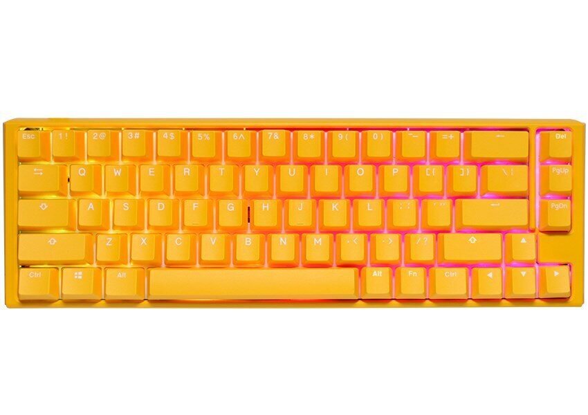 Ducky One 3 Yellow SF RGB LED MX-Blue (DKON2167ST-CUSPDYDYYYC1) hind ja info | Klaviatuurid | hansapost.ee