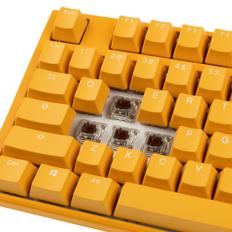 Ducky One 3 Yellow TKL RGB LED MX-Brown (DKON2187ST-BUSPDYDYYYC1) hind ja info | Klaviatuurid | hansapost.ee