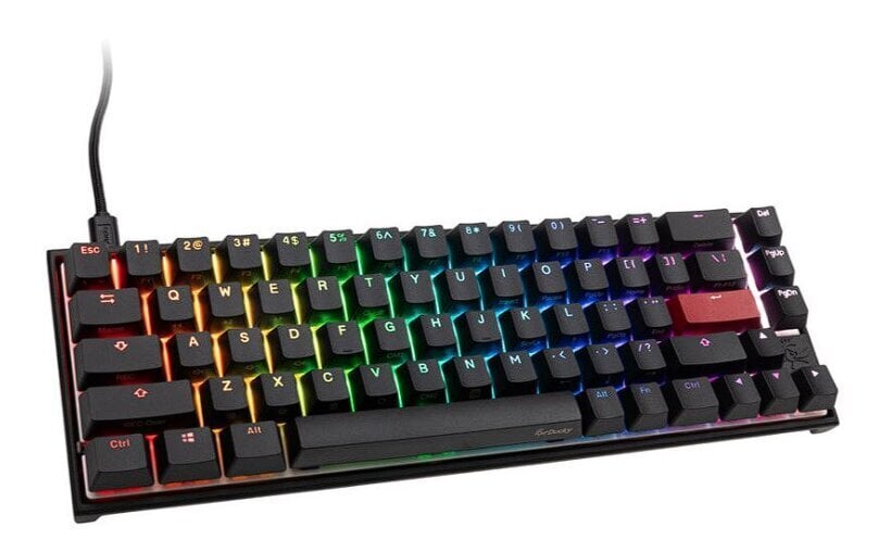 Ducky Mecha Pro SF Cherry MX-Silent-Red (DKME2167ST-SUSPDAAT2) hind ja info | Klaviatuurid | hansapost.ee