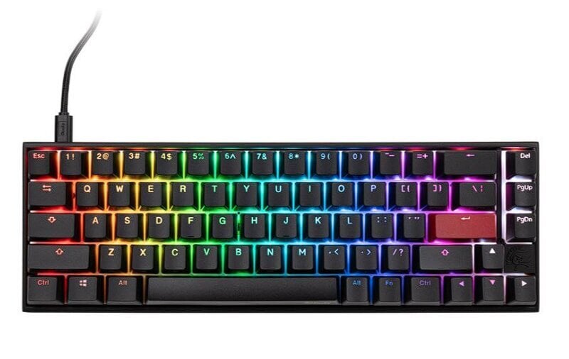 Ducky Mecha Pro SF Cherry MX-Silent-Red (DKME2167ST-SUSPDAAT2) hind ja info | Klaviatuurid | hansapost.ee