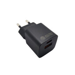 Зарядное устройство GaN USB Type-C, USB Type-A: 30Вт, PPS цена и информация | Зарядные устройства для телефонов | hansapost.ee