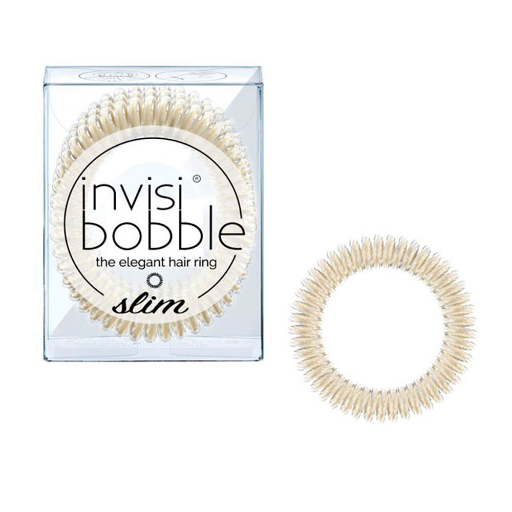 Elastne patsikumm Invisibobble Slim Stay Gold, 3 tk цена и информация | Juukseaksessuaarid | hansapost.ee