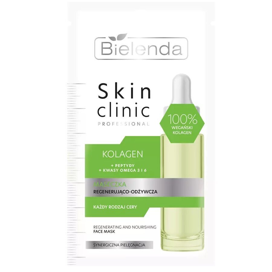 Näomask Bielenda Skin Clinic Professional Collagen, 8 g hind ja info | Näomaskid ja silmamaskid | hansapost.ee