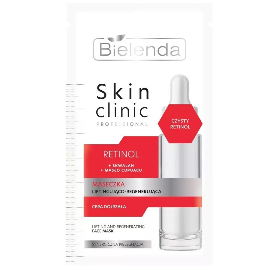 Pinguldav näomask Bielenda Retinol Skin Clinic Professional näomask, 8 g цена и информация | Näomaskid ja silmamaskid | hansapost.ee