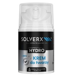 Гидро крем для лица Solverx для мужчин, 50 мл цена и информация | Кремы для лица | hansapost.ee