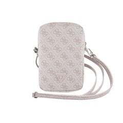 Guess PU 4G Triangle Logo Wallet Phone Bag Zipper Pink цена и информация | Чехлы для телефонов | hansapost.ee