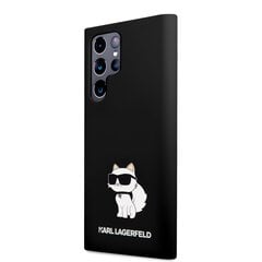 Karl Lagerfeld Liquid Silicone Choupette NFT Case for Samsung Galaxy S24 Ultra Black цена и информация | Чехлы для телефонов | hansapost.ee