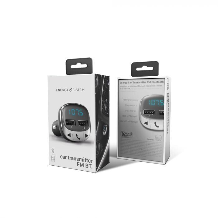 Bluetooth FM modulaator koos laadijaga Energy Sistem цена и информация | FM trasmitterid ja modulaatorid | hansapost.ee