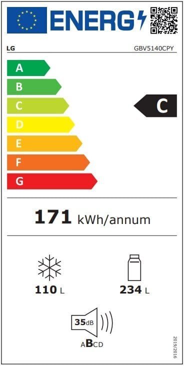 LG GBV5140CPY hind ja info | Külmkapid-külmikud | hansapost.ee