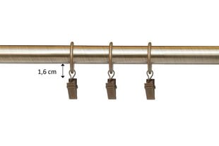 Single metal curtain rod 16 mm ELIZA, 360 cm, antique price and information | Kardinapuud | hansapost.ee