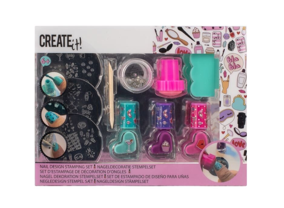 Komplekt Nail Art Kit Creat It! 84503 hind ja info | Laste ja ema kosmeetika | hansapost.ee