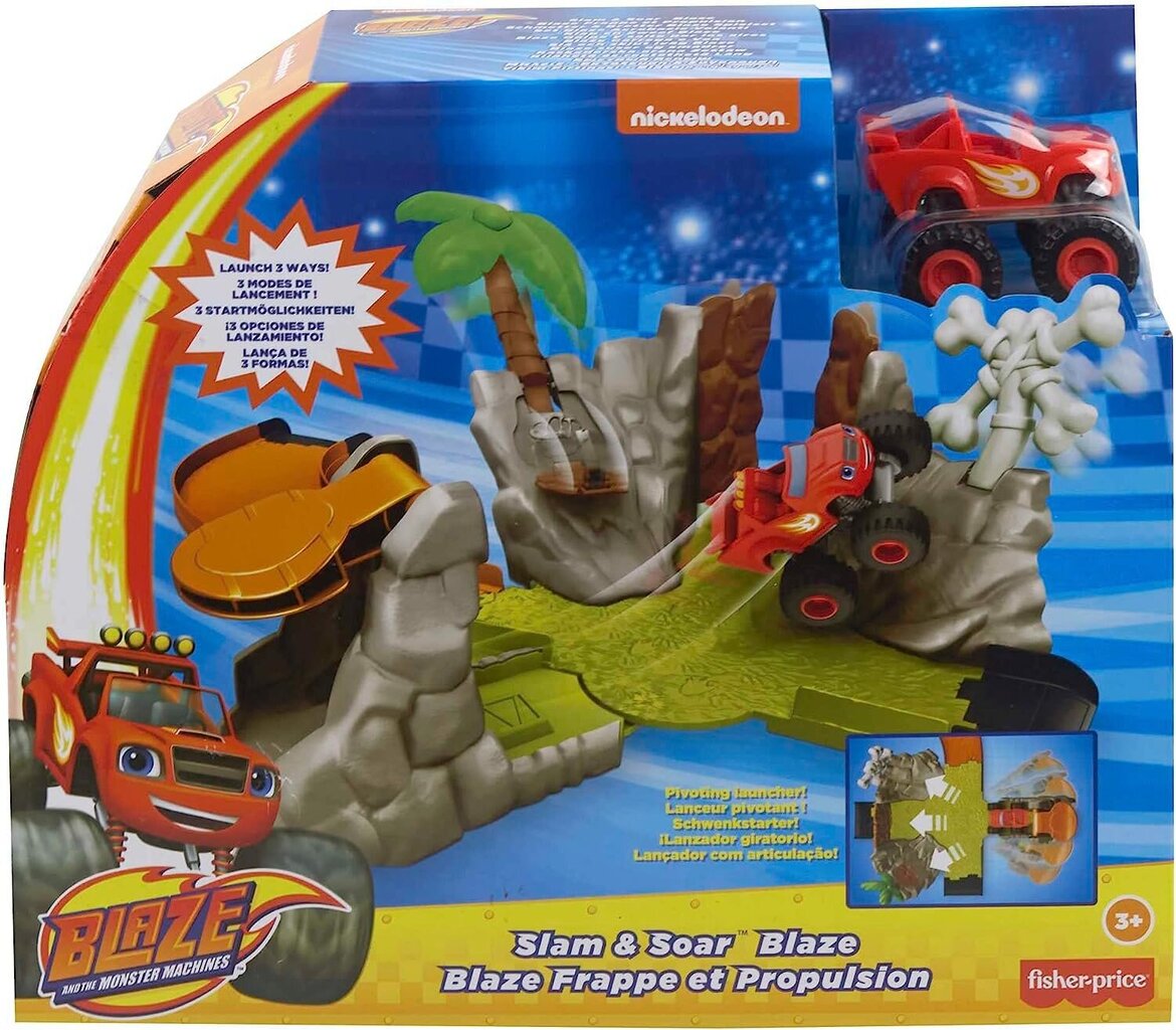 Stunt Arena Mattel FP Blaze + auto HRB31 hind ja info | Mänguasjad poistele | hansapost.ee