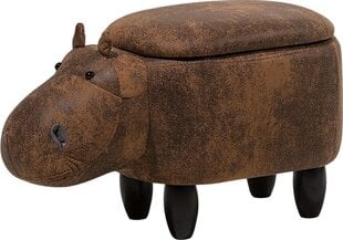 Tumba Beliani Hippo, pruun hind ja info | Kott-toolid, tumbad, järid | hansapost.ee