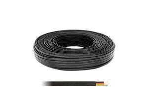 телефонный кабель 4c черный 100 м цена и информация | Borofone 43757-uniw | hansapost.ee