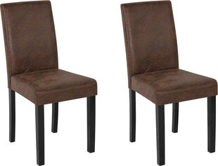 Комплект из 2-х стульев Beliani Broadway, коричневые цена и информация | Стулья для кухни и столовой | hansapost.ee