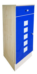 Шкафчик для ванной комнаты C0000812, синий цена и информация | Шкафчики для ванной | hansapost.ee