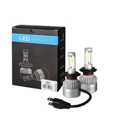 H7 LED Автомобильные светодиодные лампы, комплект 2 шт. цена и информация | Автомобильная ксеноновая лампа D2R 6000К (Китай) | hansapost.ee