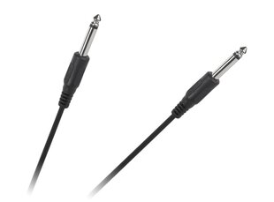 кабель jack 6.3 - jack 6.3 mono 1 м цена и информация | Кабели и провода | hansapost.ee