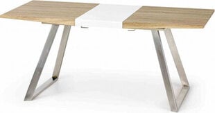 Обеденный стол Halmar, коричневый/белый цена и информация | Журнальные столики | hansapost.ee