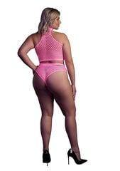Seksikas pesukomplekt Ouch! XL/4XL, roosa hind ja info | Seksikas pesu naistele | hansapost.ee