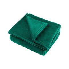 шерстяное одеяло 200х220 см teesa, зеленый цена и информация | Покрывала, пледы | hansapost.ee