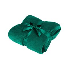 шерстяное одеяло 200х220 см teesa, зеленый цена и информация | Покрывала, пледы | hansapost.ee