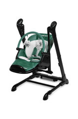 Многофункциональный стульчик для кормления Caretero Indigo, черный/зеленый цвет цена и информация | Обеденные стулья | hansapost.ee