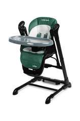 Многофункциональный стульчик для кормления Caretero Indigo, черный/зеленый цвет цена и информация | Стульчики для кормления | hansapost.ee